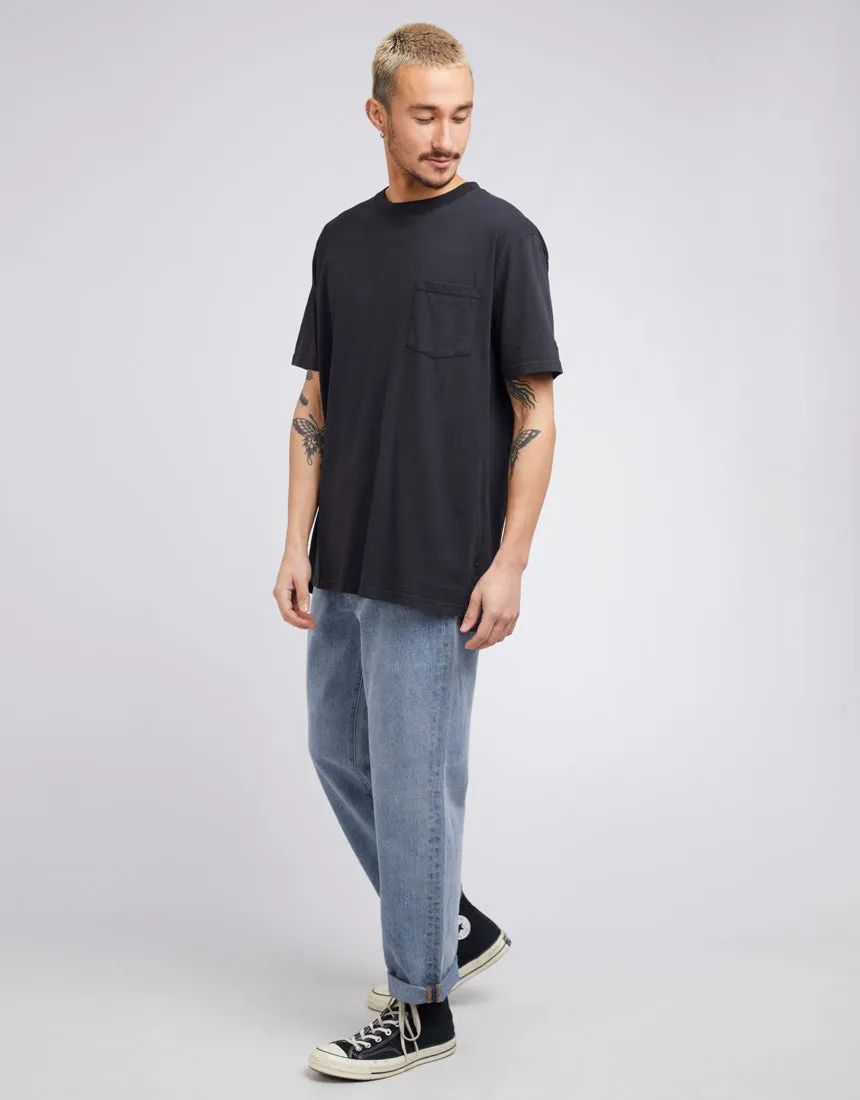 Surplus Pocket Tee Washed Black