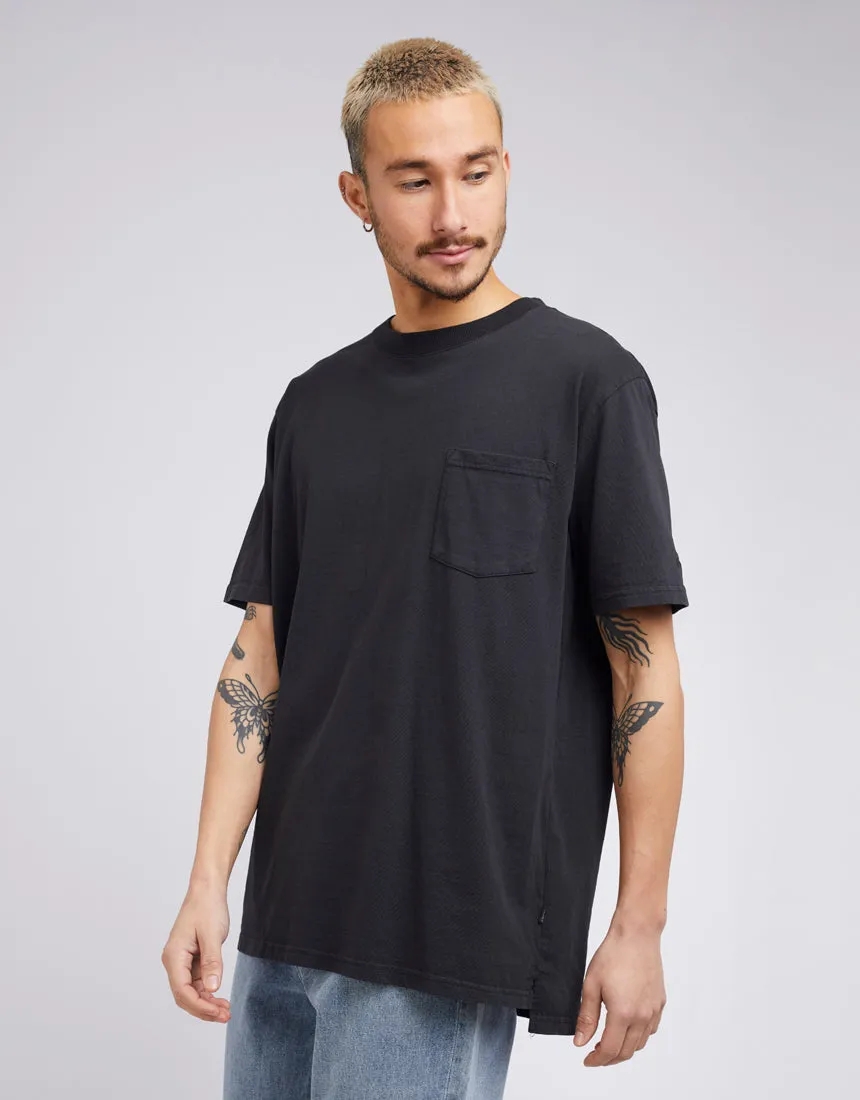 Surplus Pocket Tee Washed Black