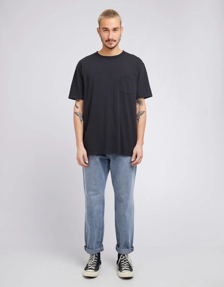 Surplus Pocket Tee Washed Black