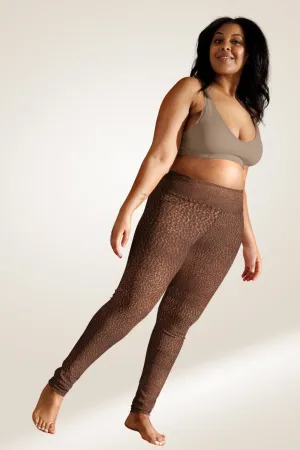 TGC Boutique Brown Faux Leather Leggings