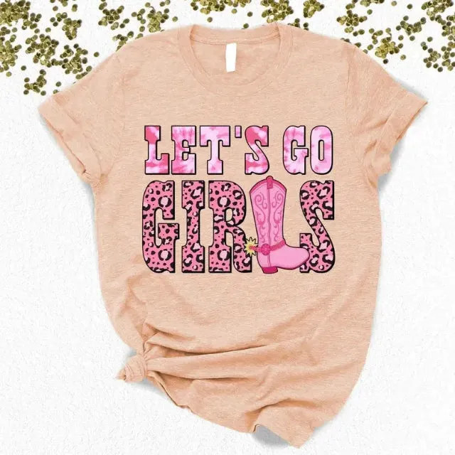 The power of WOMEN Let's Go Girls t-shirt