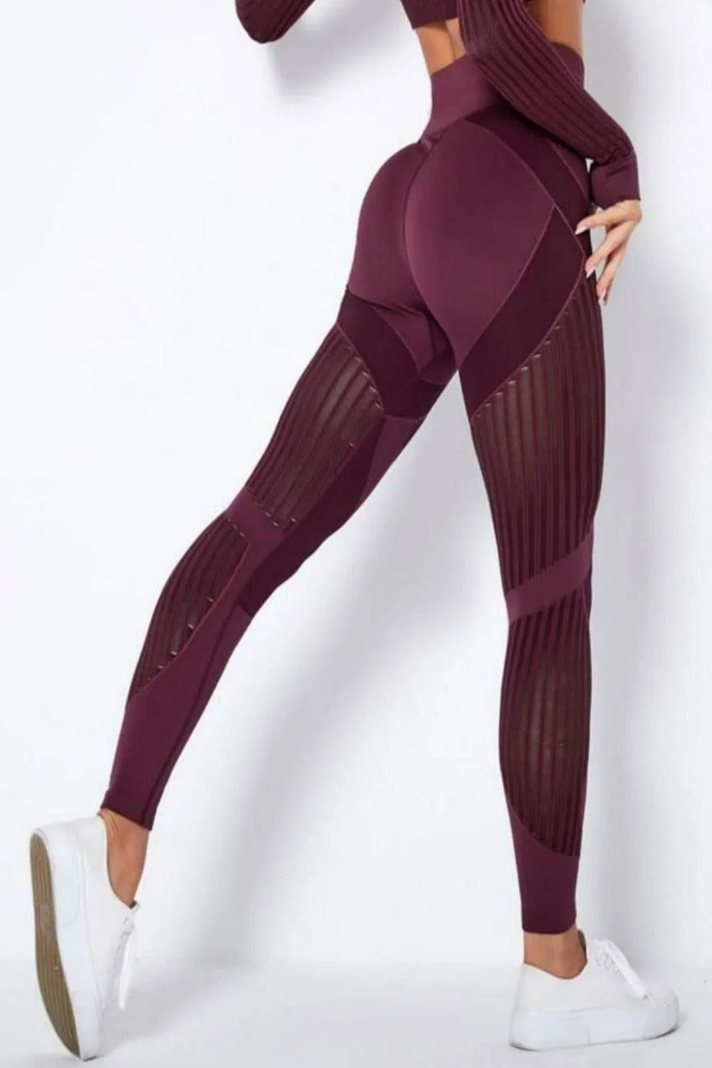 Tummy Control High Waist Seamless Sport Yoga Pants Leggings