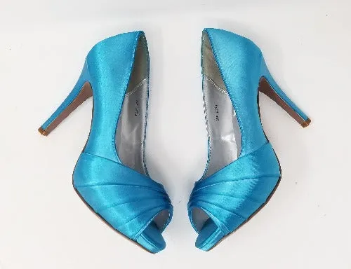 Turquoise Blue Wedding Shoes - Turquoise Blue Bridesmaids Shoes