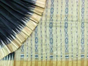 Tussar Ghicha With Bandha Design Saree