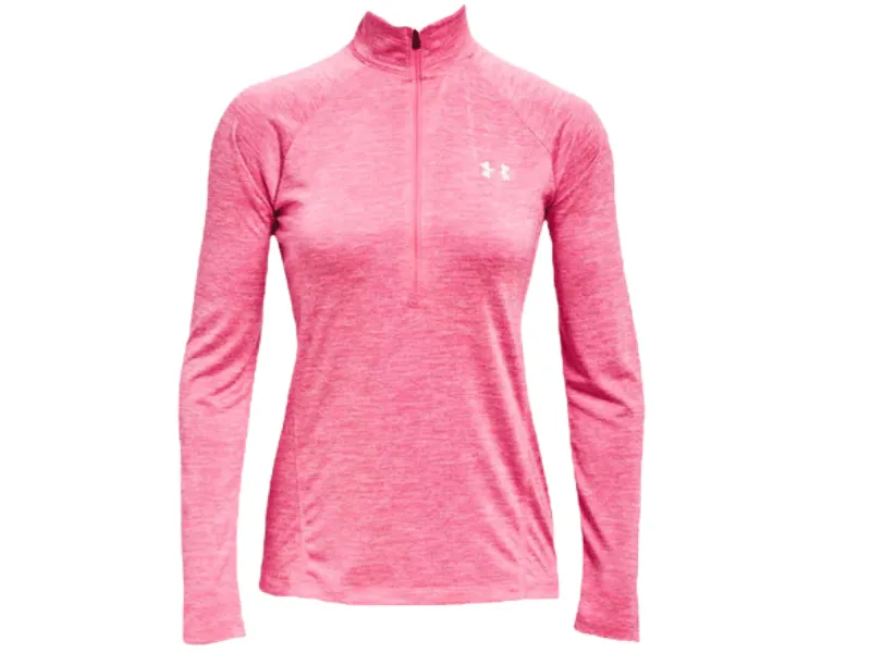 Under Armour Ladies Tech 1/2 Zip Twist (Pink 653)