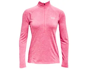 Under Armour Ladies Tech 1/2 Zip Twist (Pink 653)