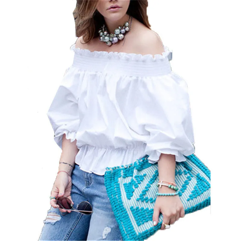 Vivien Off The Shoulder Bow Long Sleeve