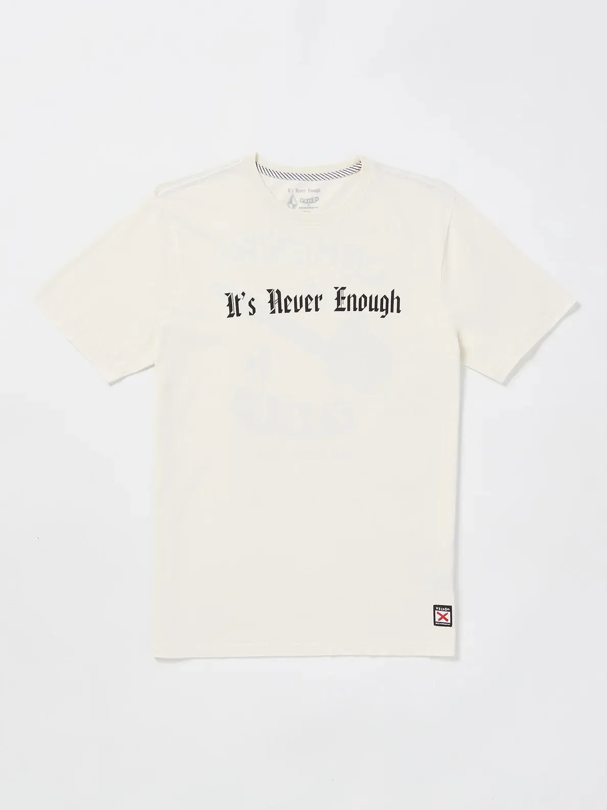 Volcom X Schroff Chainshaw Tshirt Off White