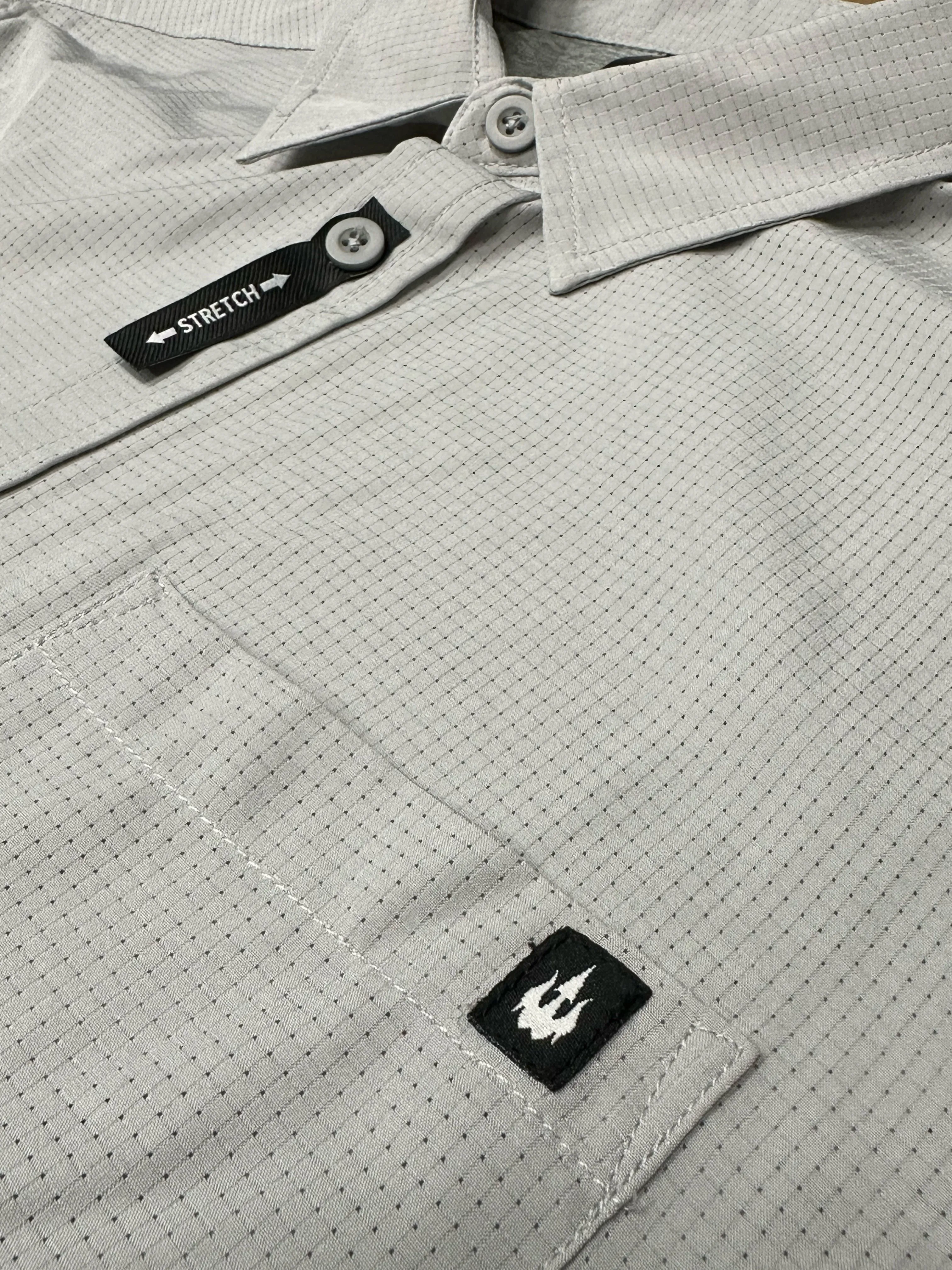 WBZ Horizon Lt. Grey Button Down