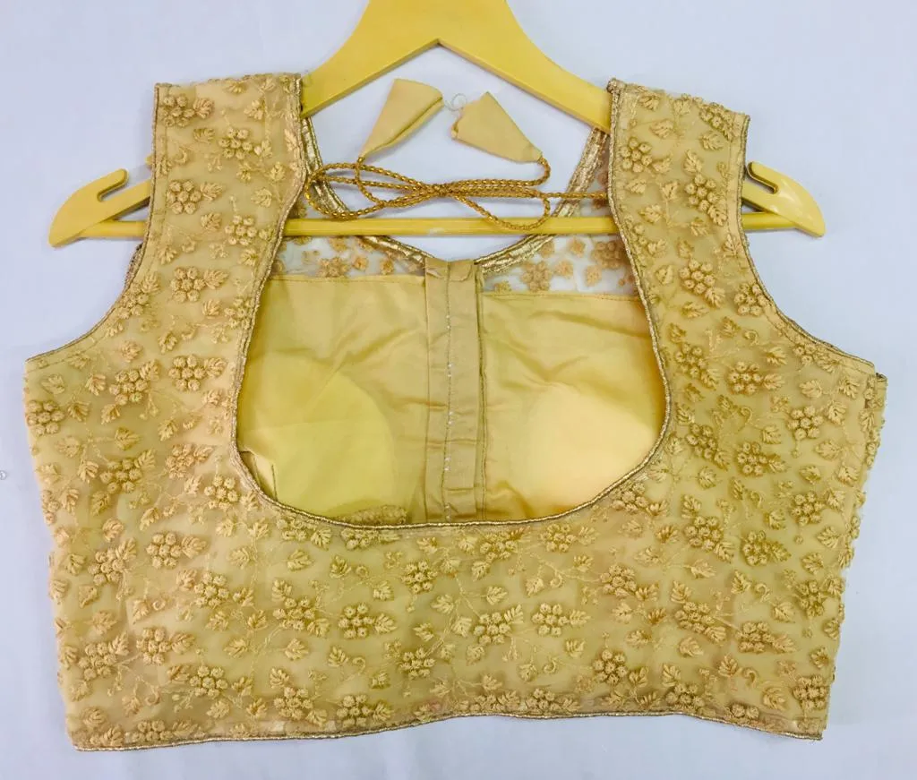 Women Heavy Net Readymade Blouse