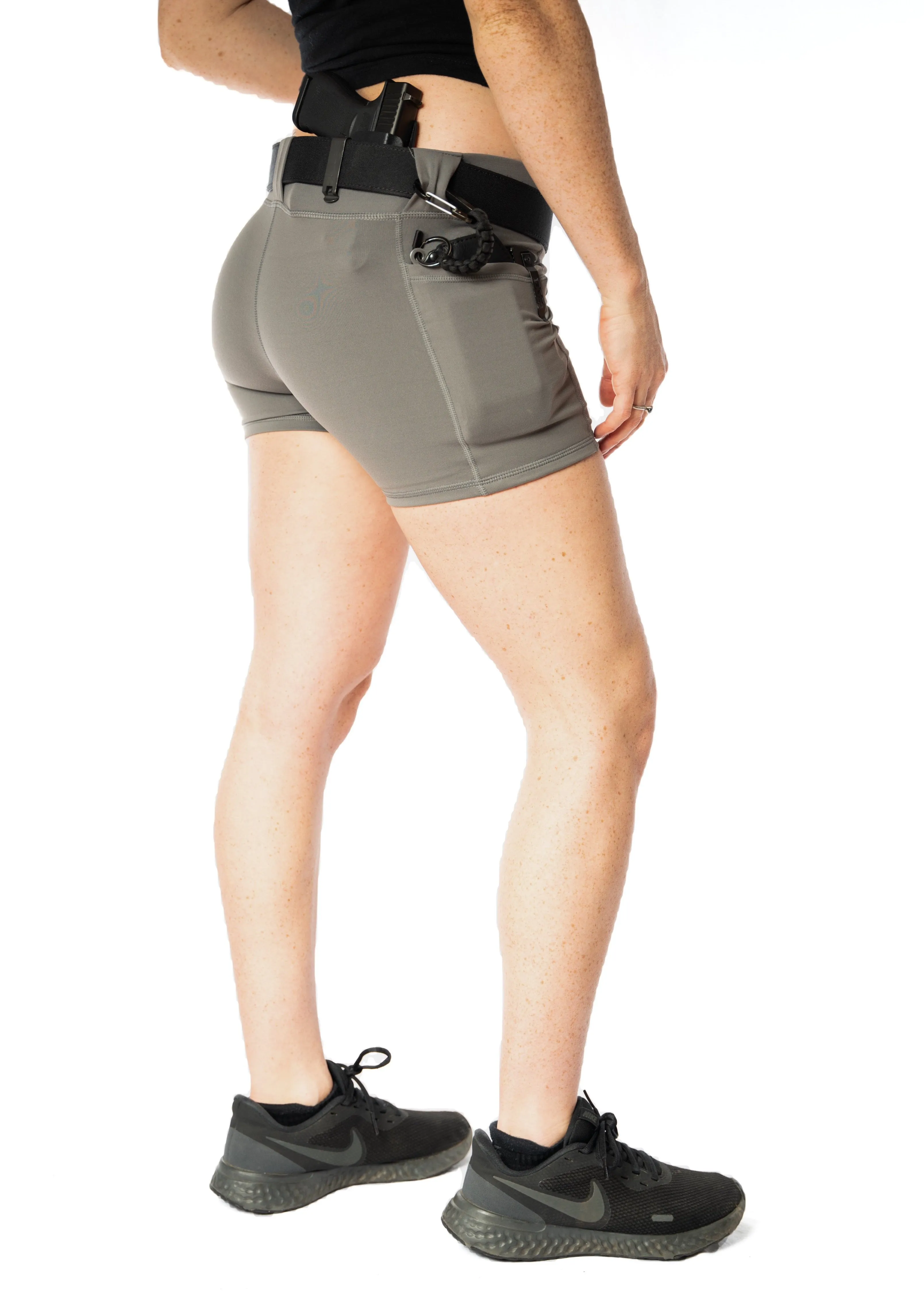 Women's Compression Carry Shorts - Gray