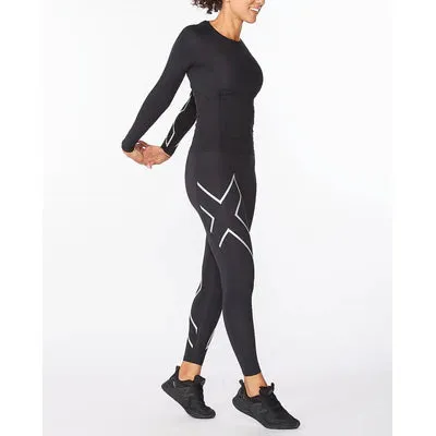 Women's Core Compression Long Sleeve | Black Sliver