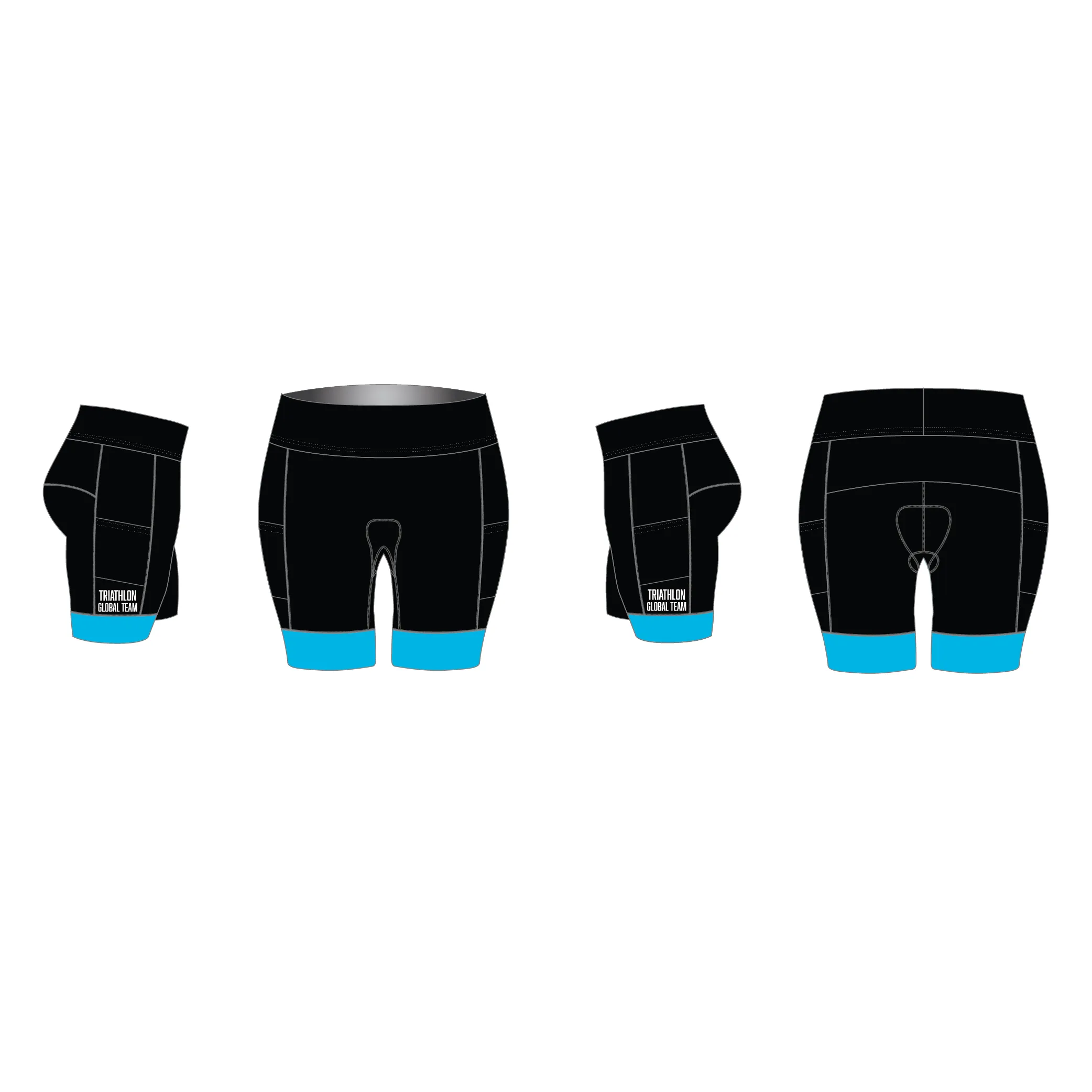 WOMENS GLOBAL TEAM TRI SHORT