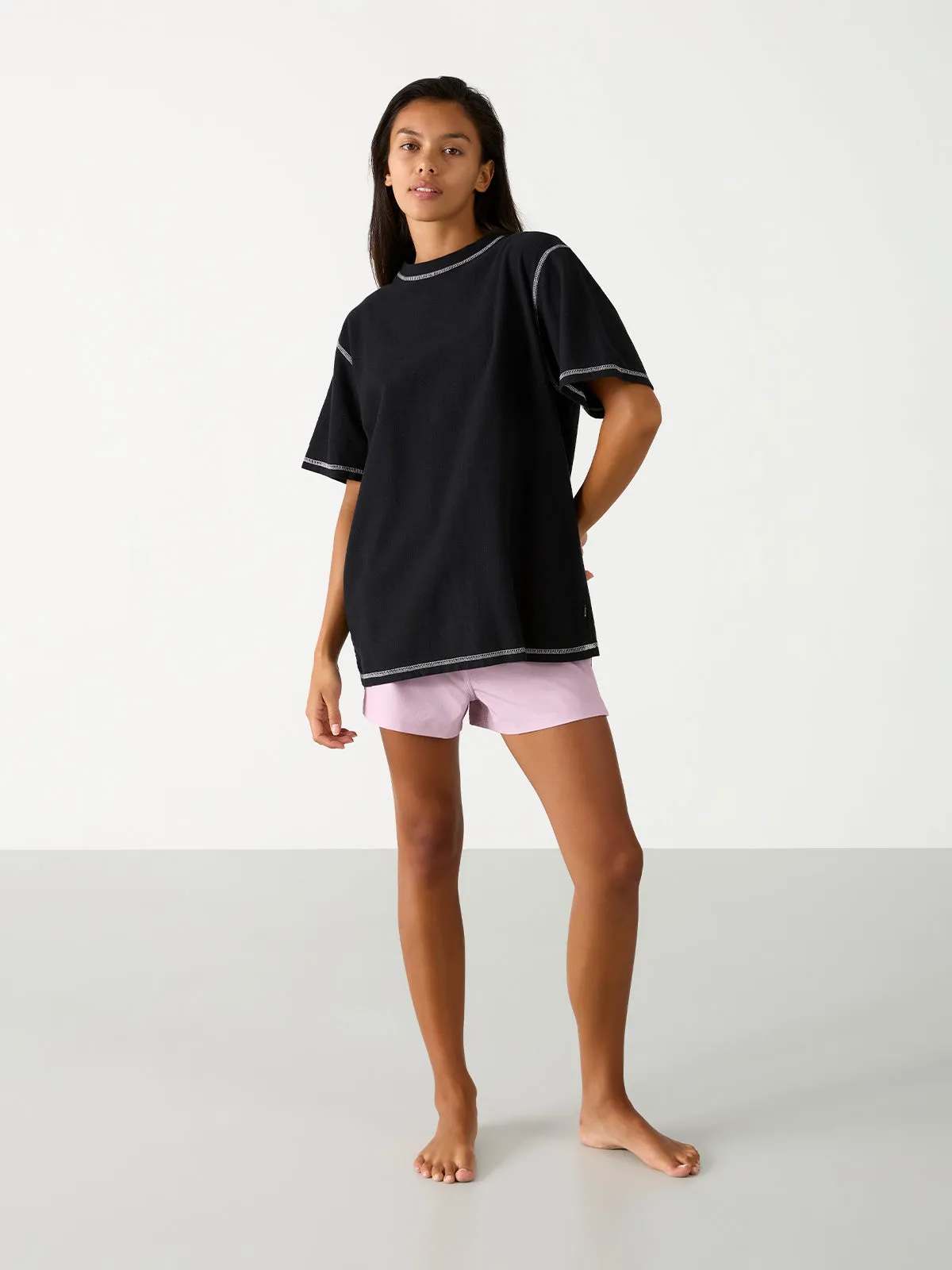 Womens Heritage SS Tee | Black