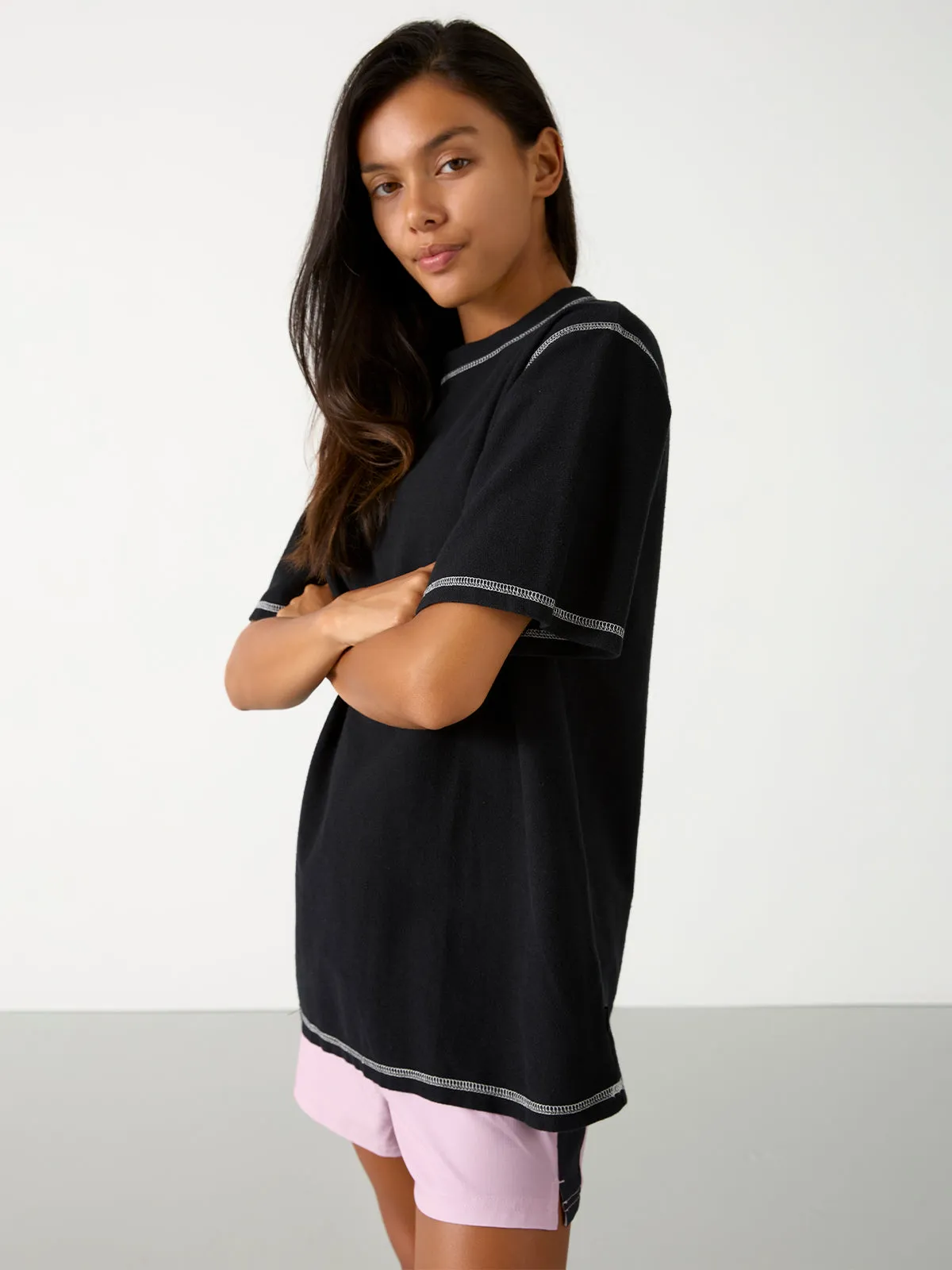 Womens Heritage SS Tee | Black