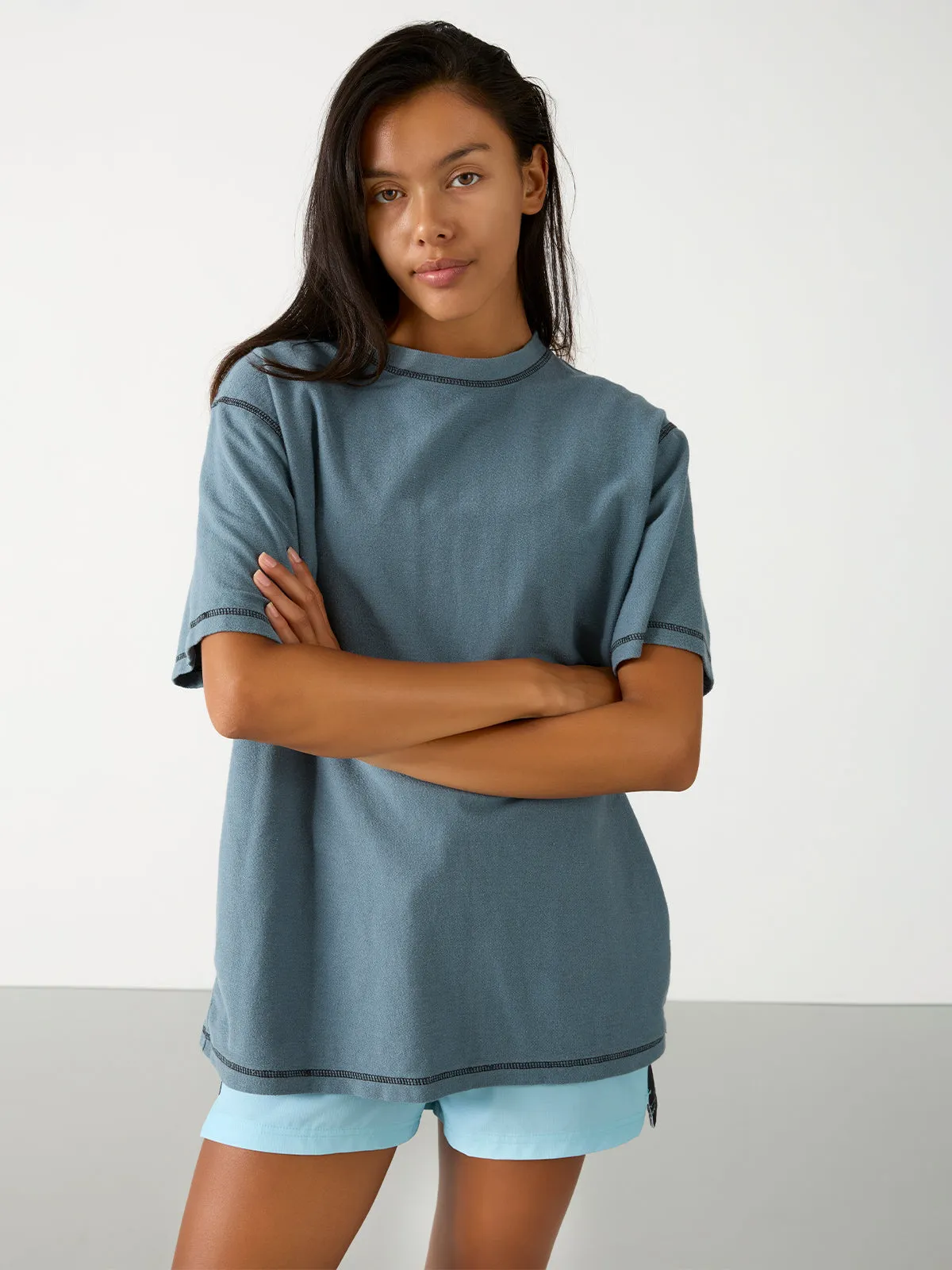 Womens Heritage SS Tee | Slate