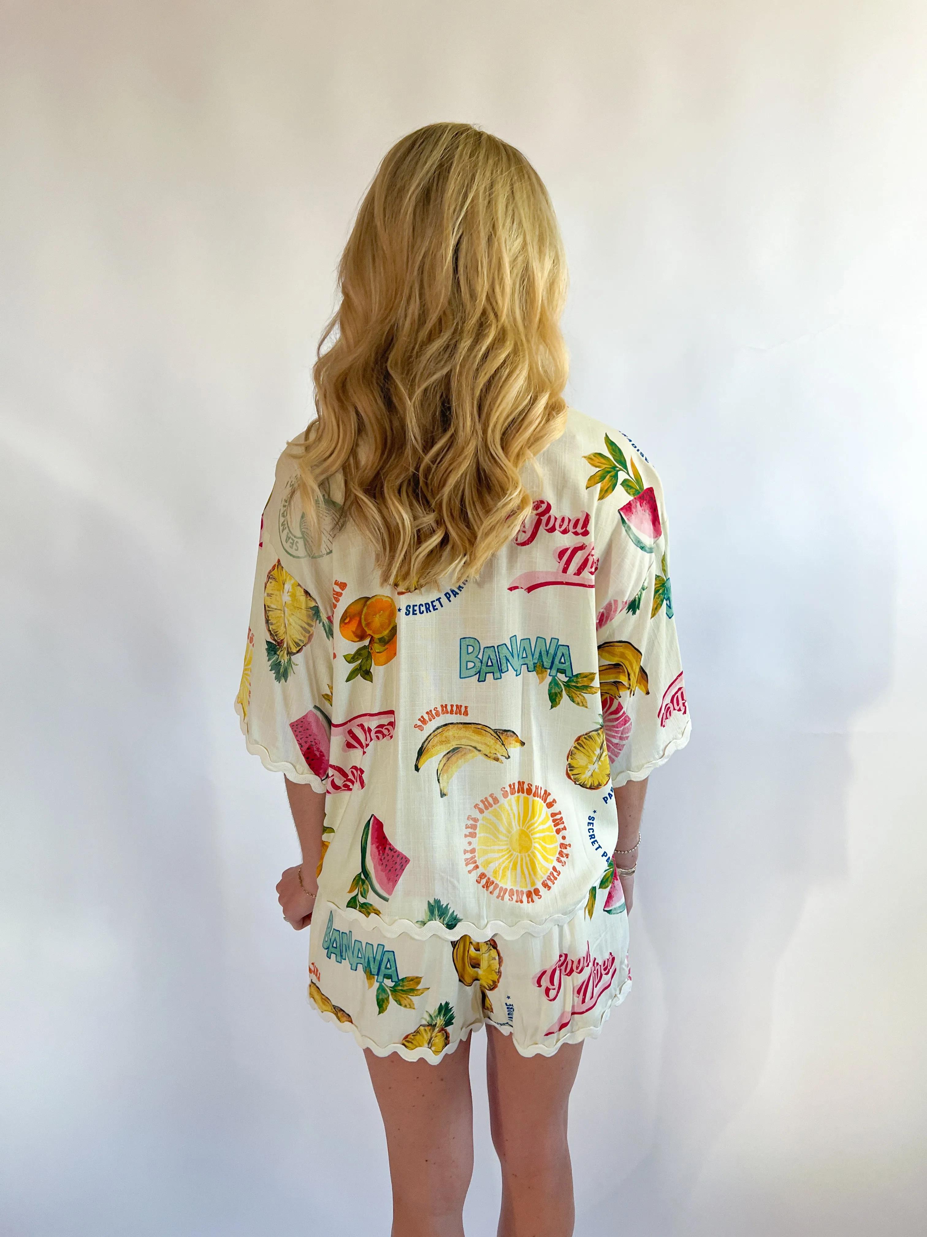 Zion Paradise Buttoned Top